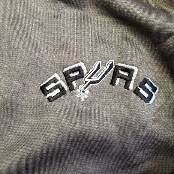 Hardwood Classics NBA San Antonio Spurs Full Zip Hoodie Boys Youth M Charcoal - Picture 3 of 6
